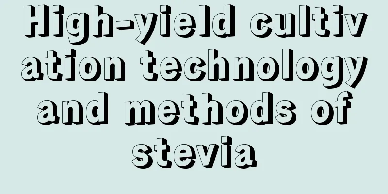 High-yield cultivation technology and methods of stevia