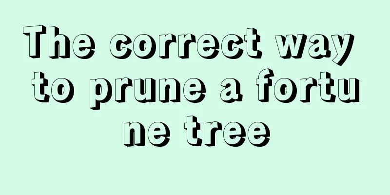 The correct way to prune a fortune tree