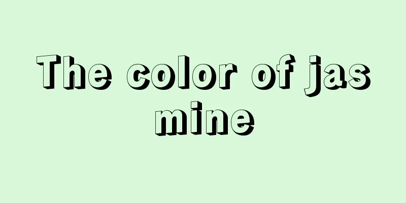 The color of jasmine