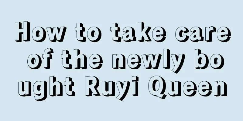 How to take care of the newly bought Ruyi Queen