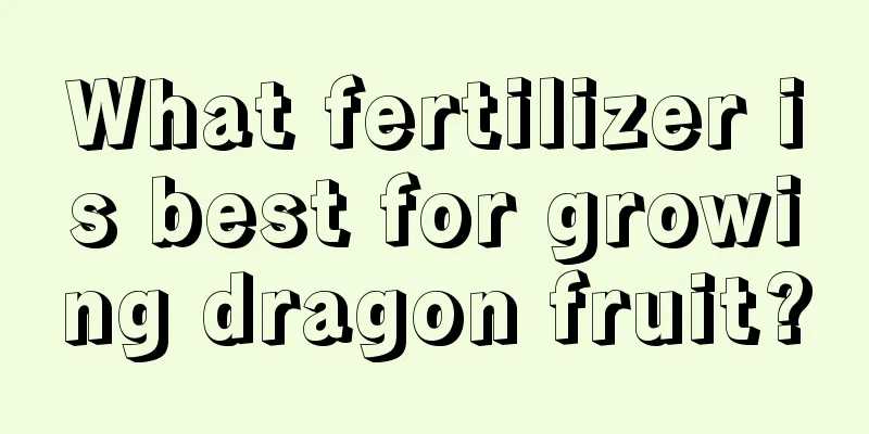 What fertilizer is best for growing dragon fruit?