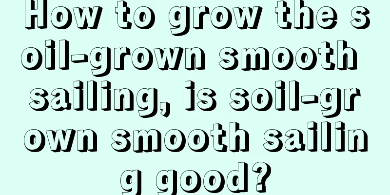 How to grow the soil-grown smooth sailing, is soil-grown smooth sailing good?