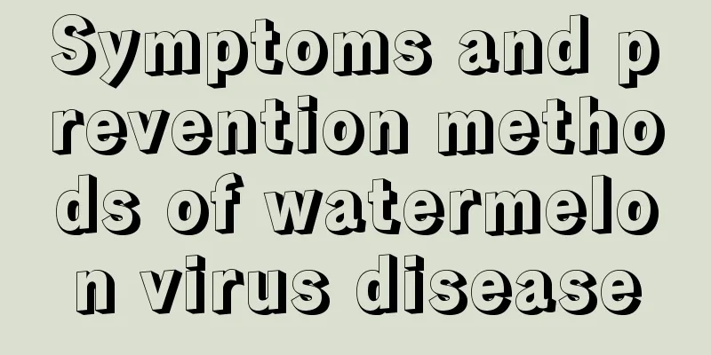 Symptoms and prevention methods of watermelon virus disease