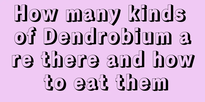 How many kinds of Dendrobium are there and how to eat them