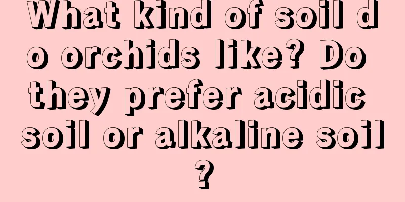 What kind of soil do orchids like? Do they prefer acidic soil or alkaline soil?