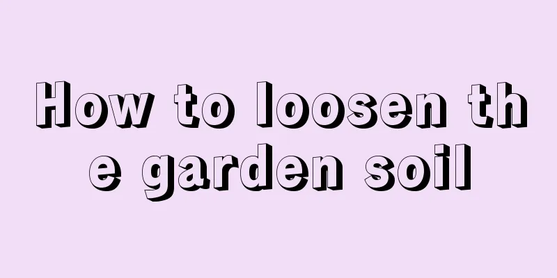 How to loosen the garden soil