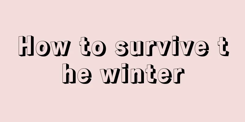 How to survive the winter