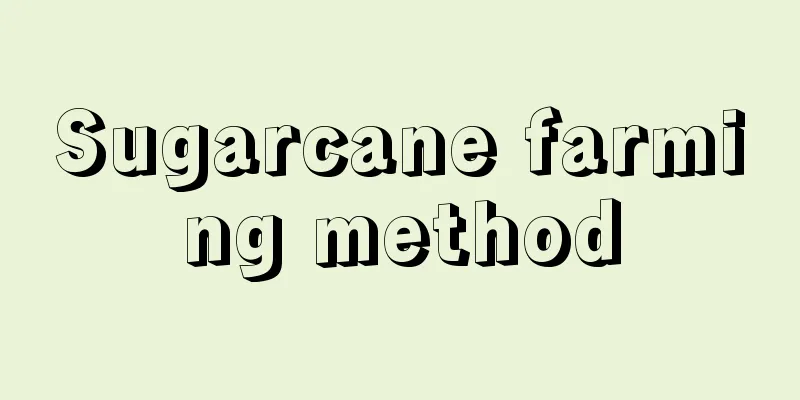 Sugarcane farming method