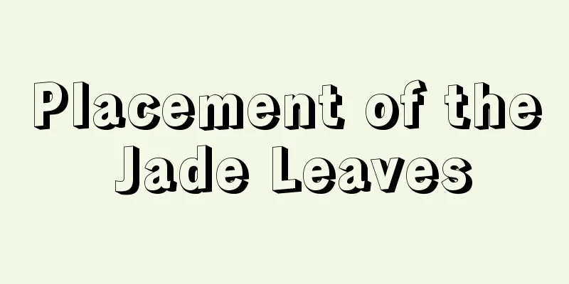 Placement of the Jade Leaves