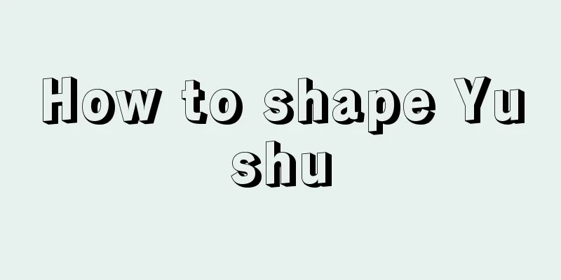 How to shape Yushu