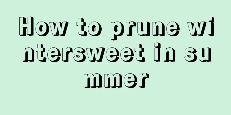 How to prune wintersweet in summer