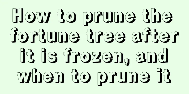 How to prune the fortune tree after it is frozen, and when to prune it