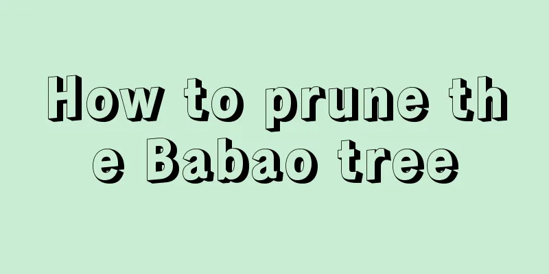 How to prune the Babao tree