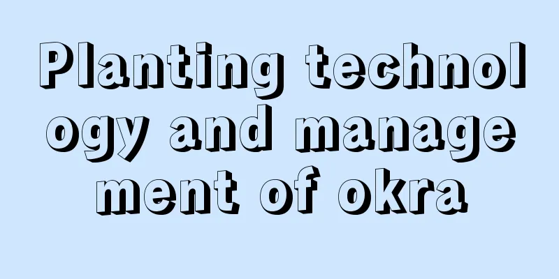 Planting technology and management of okra