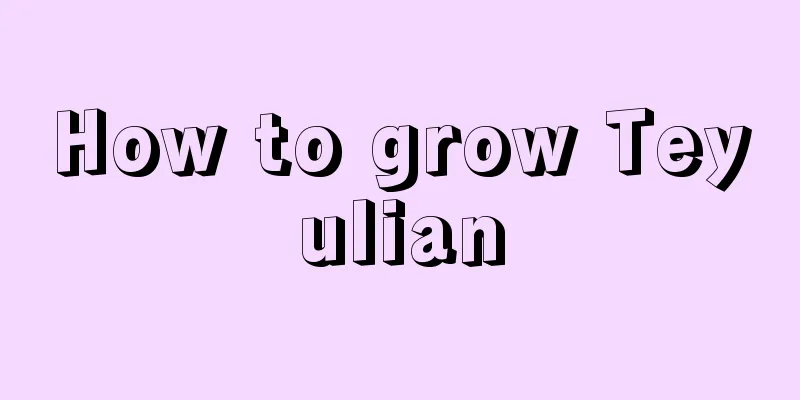 How to grow Teyulian