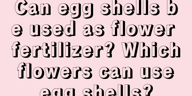 Can egg shells be used as flower fertilizer? Which flowers can use egg shells?