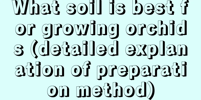 What soil is best for growing orchids (detailed explanation of preparation method)