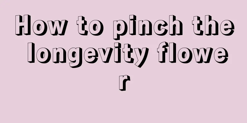 How to pinch the longevity flower