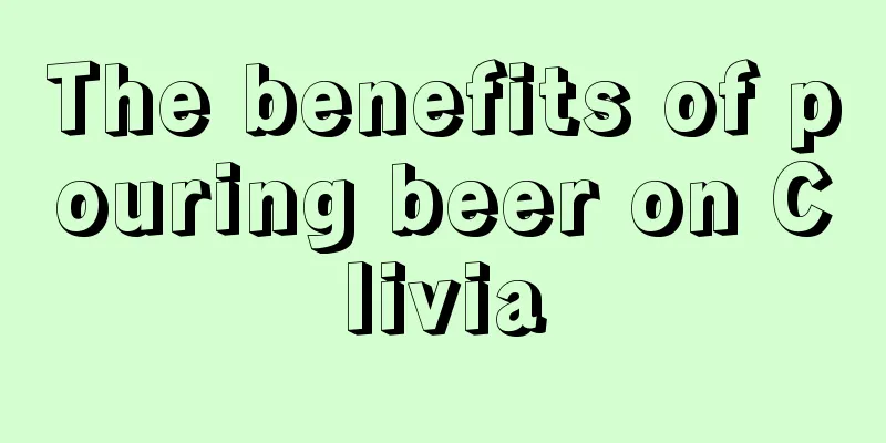 The benefits of pouring beer on Clivia