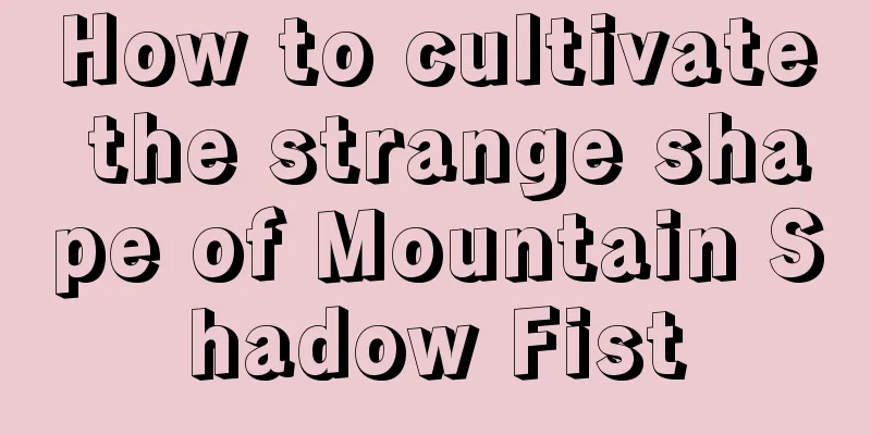 How to cultivate the strange shape of Mountain Shadow Fist