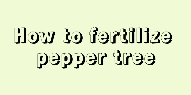 How to fertilize pepper tree