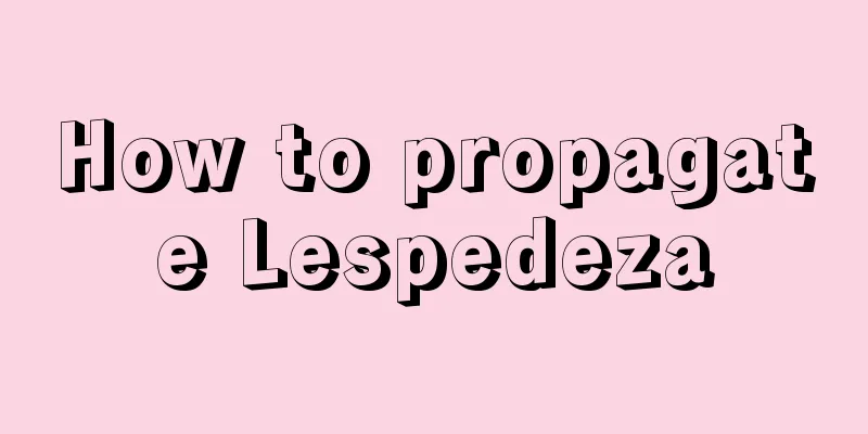 How to propagate Lespedeza