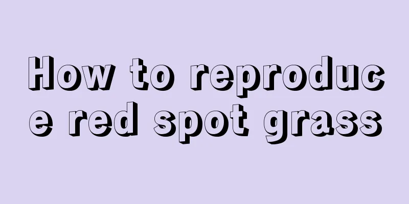 How to reproduce red spot grass