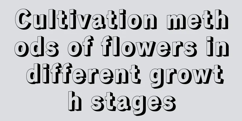 Cultivation methods of flowers in different growth stages