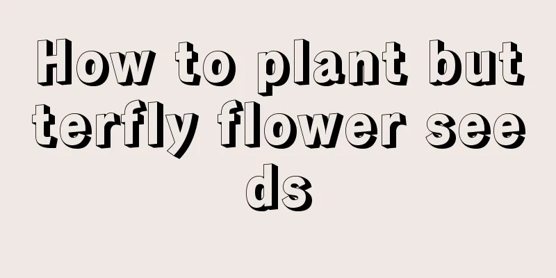 How to plant butterfly flower seeds