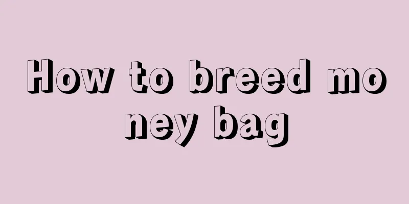 How to breed money bag