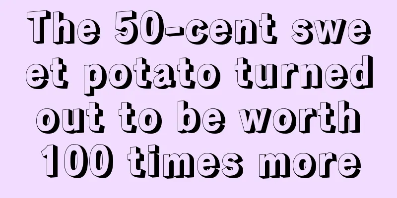 The 50-cent sweet potato turned out to be worth 100 times more