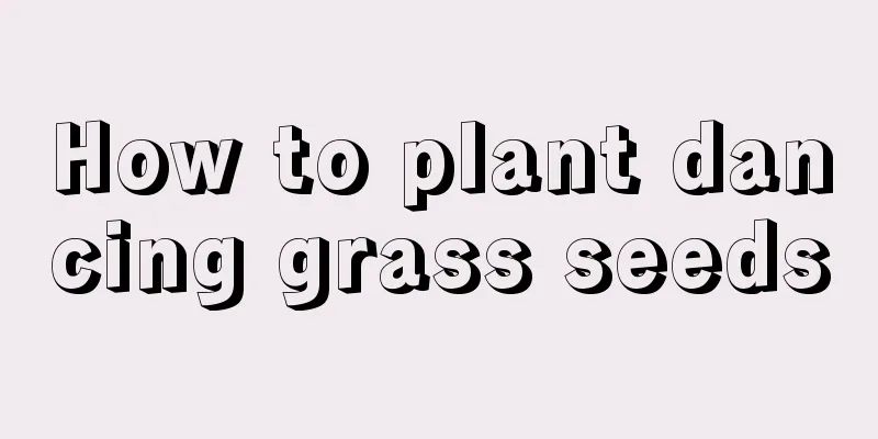 How to plant dancing grass seeds