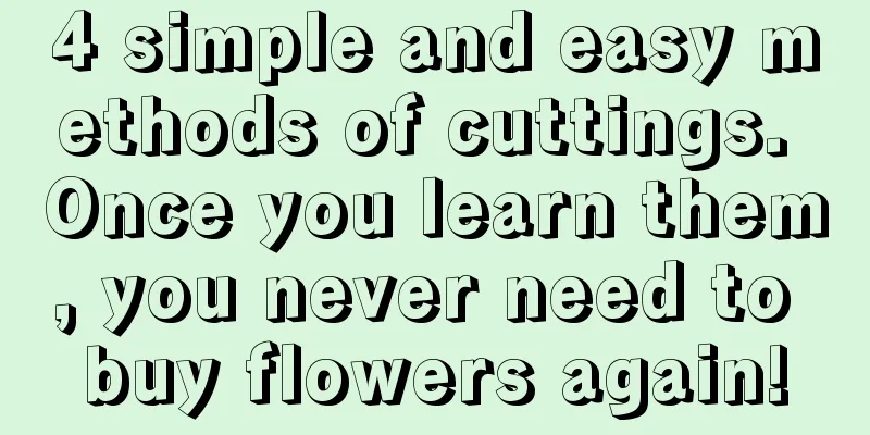 4 simple and easy methods of cuttings. Once you learn them, you never need to buy flowers again!