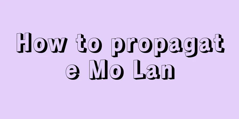 How to propagate Mo Lan