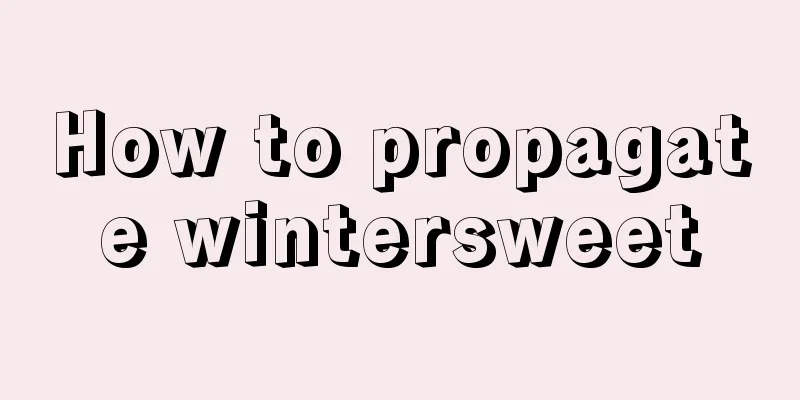 How to propagate wintersweet