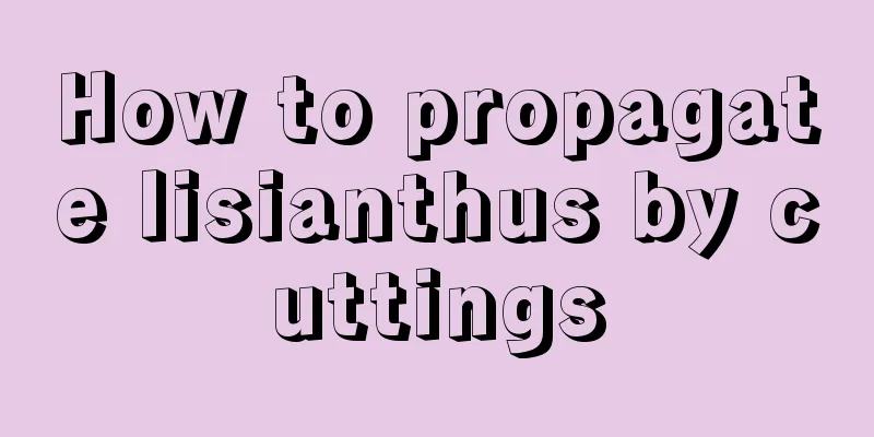 How to propagate lisianthus by cuttings