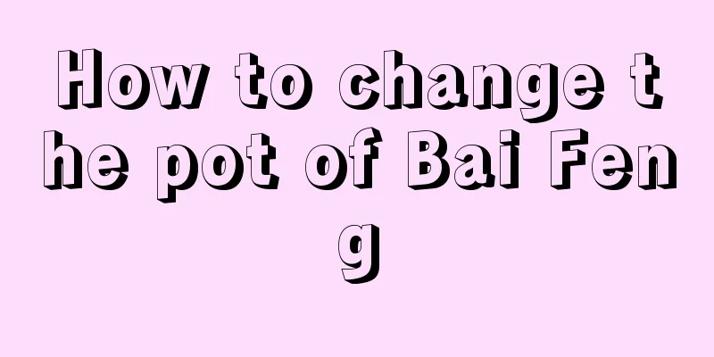 How to change the pot of Bai Feng