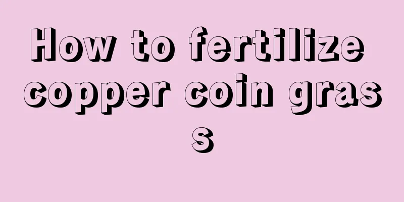 How to fertilize copper coin grass