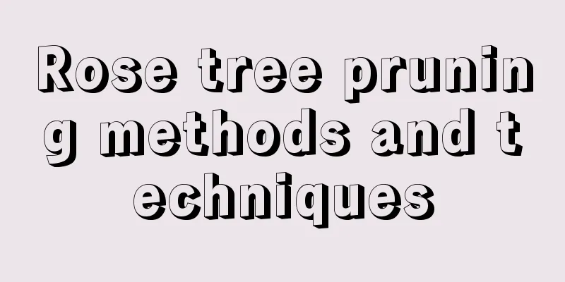 Rose tree pruning methods and techniques