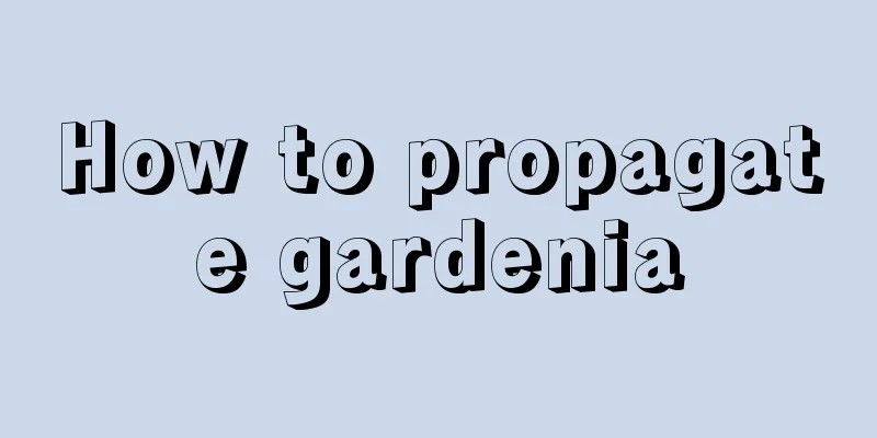 How to propagate gardenia