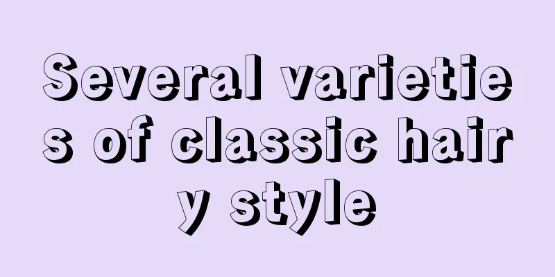 Several varieties of classic hairy style