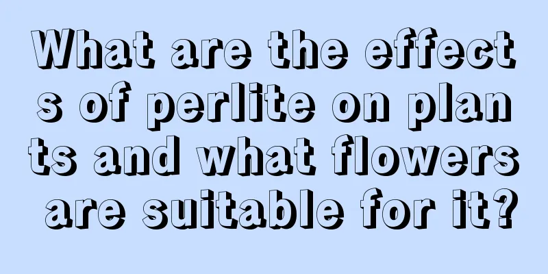 What are the effects of perlite on plants and what flowers are suitable for it?