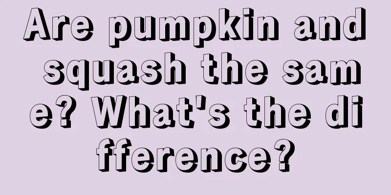 Are pumpkin and squash the same? What's the difference?