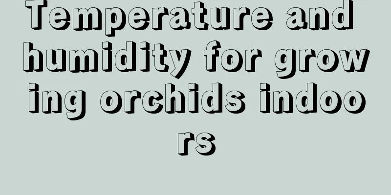 Temperature and humidity for growing orchids indoors