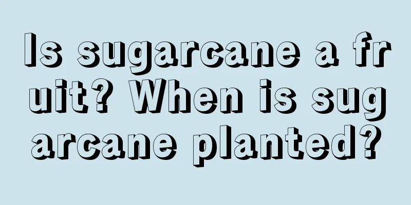 Is sugarcane a fruit? When is sugarcane planted?