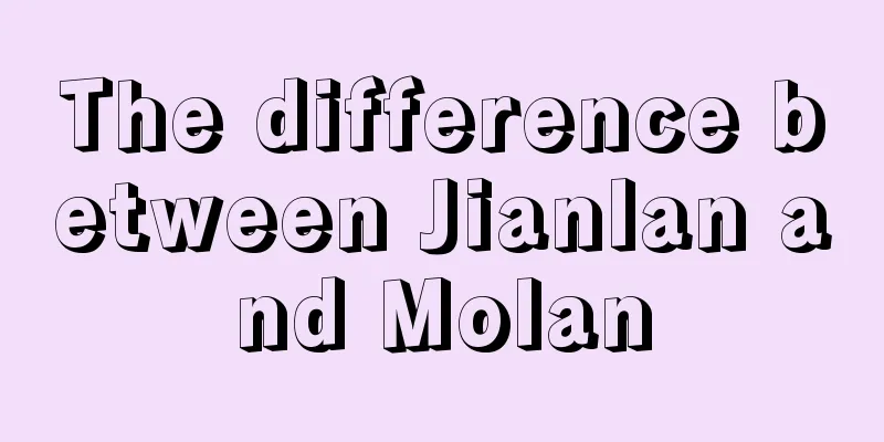 The difference between Jianlan and Molan