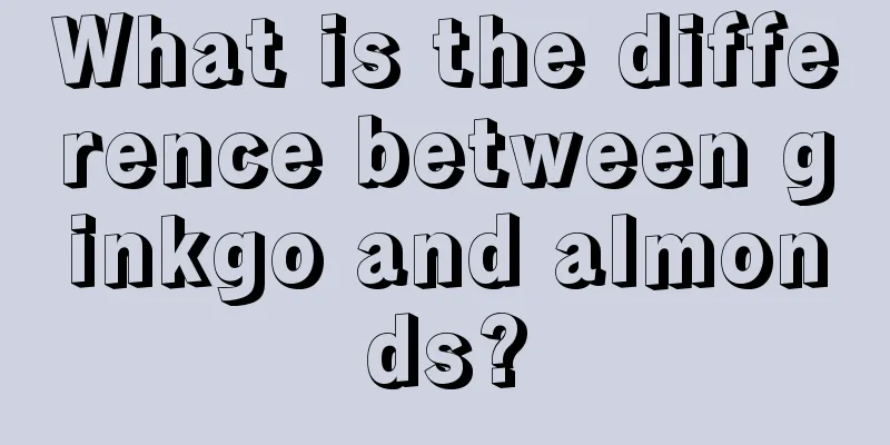 What is the difference between ginkgo and almonds?