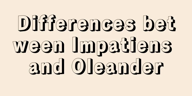 Differences between Impatiens and Oleander