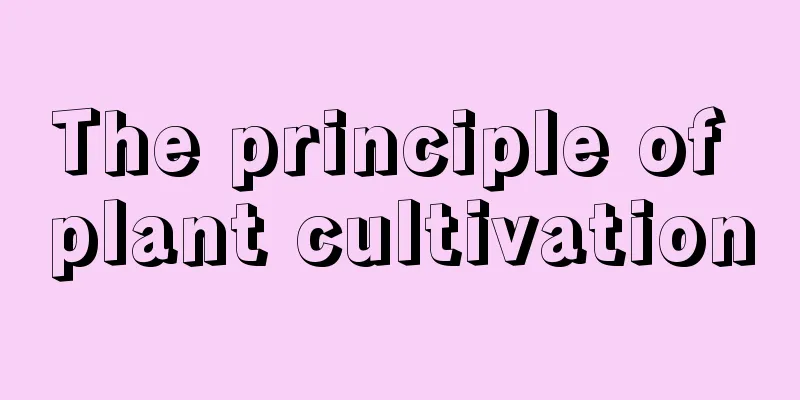 The principle of plant cultivation