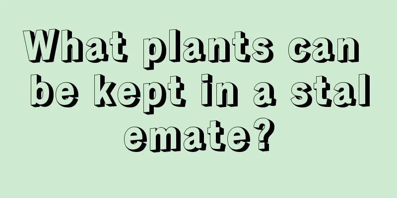 What plants can be kept in a stalemate?